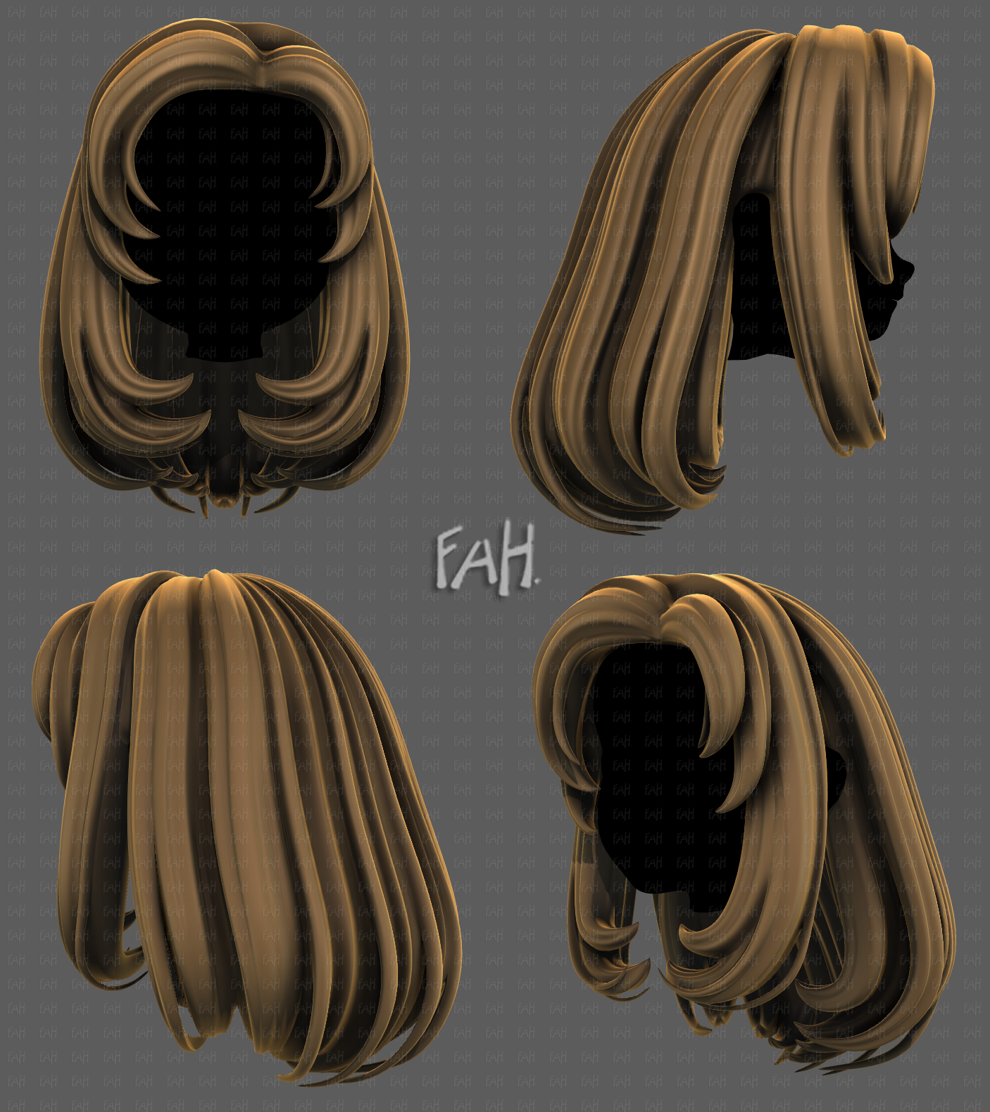 3D Hair style for girl V116 3D Model in Clothing 3DExport