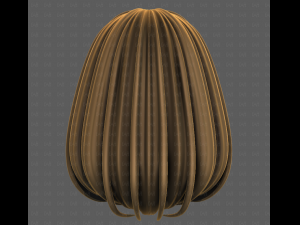 3D Hair style for girl V116 Modelo 3D