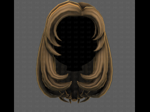 3D Hair style for girl V116 Modelo 3D