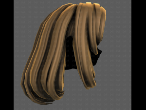3D Hair style for girl V116 Modelo 3D
