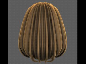 3D Hair style for girl V116 Modelo 3D