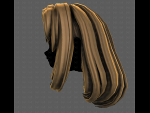 3D Hair style for girl V116 Modelo 3D