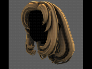 3D Hair style for girl V116 Modelo 3D