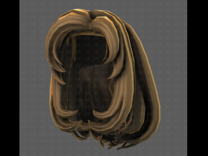 3D Hair style for girl V116 Modelo 3D