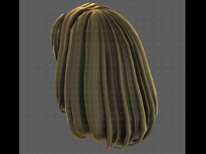 3D Hair style for girl V116 Modelo 3D