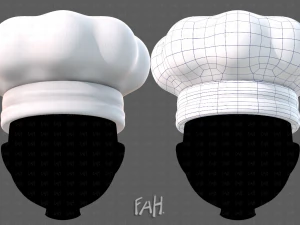 कैप V61 3D मॉडल