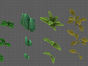 Trees Cartoon V41 3D Model