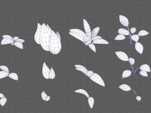 Trees Cartoon V41 3D Model