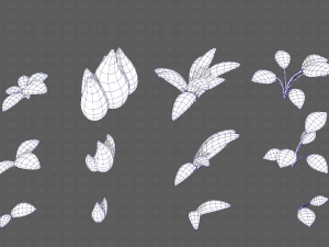 Trees Cartoon V41 3D Model