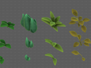Trees Cartoon V41 3D Model