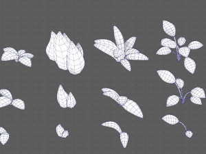 Trees Cartoon V41 3D Model