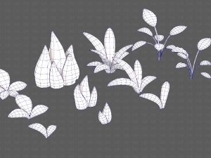 Trees Cartoon V41 3D Model