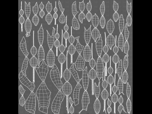 Trees Cartoon V41 3D Model