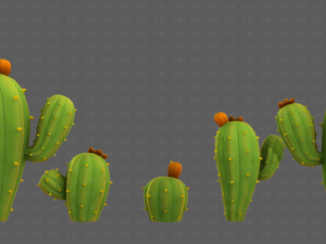 Trees Cartoon V42 Modèle 3D