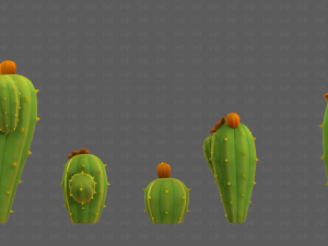Trees Cartoon V42 Modèle 3D