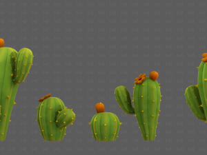 Trees Cartoon V42 Modèle 3D