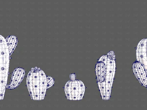 Trees Cartoon V42 3D Model