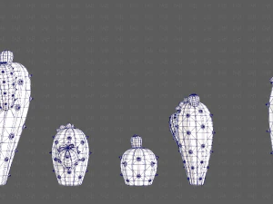 Trees Cartoon V42 3D Model