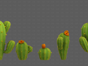 Trees Cartoon V42 Modèle 3D