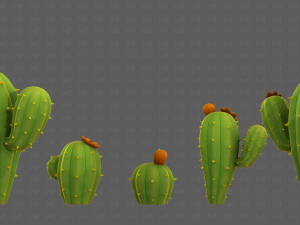 Trees Cartoon V42 Modèle 3D