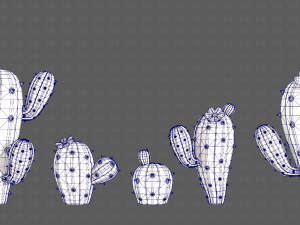 Trees Cartoon V42 Modèle 3D