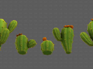 Trees Cartoon V42 Modèle 3D