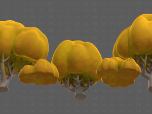 Trees Cartoon V45 3D Model