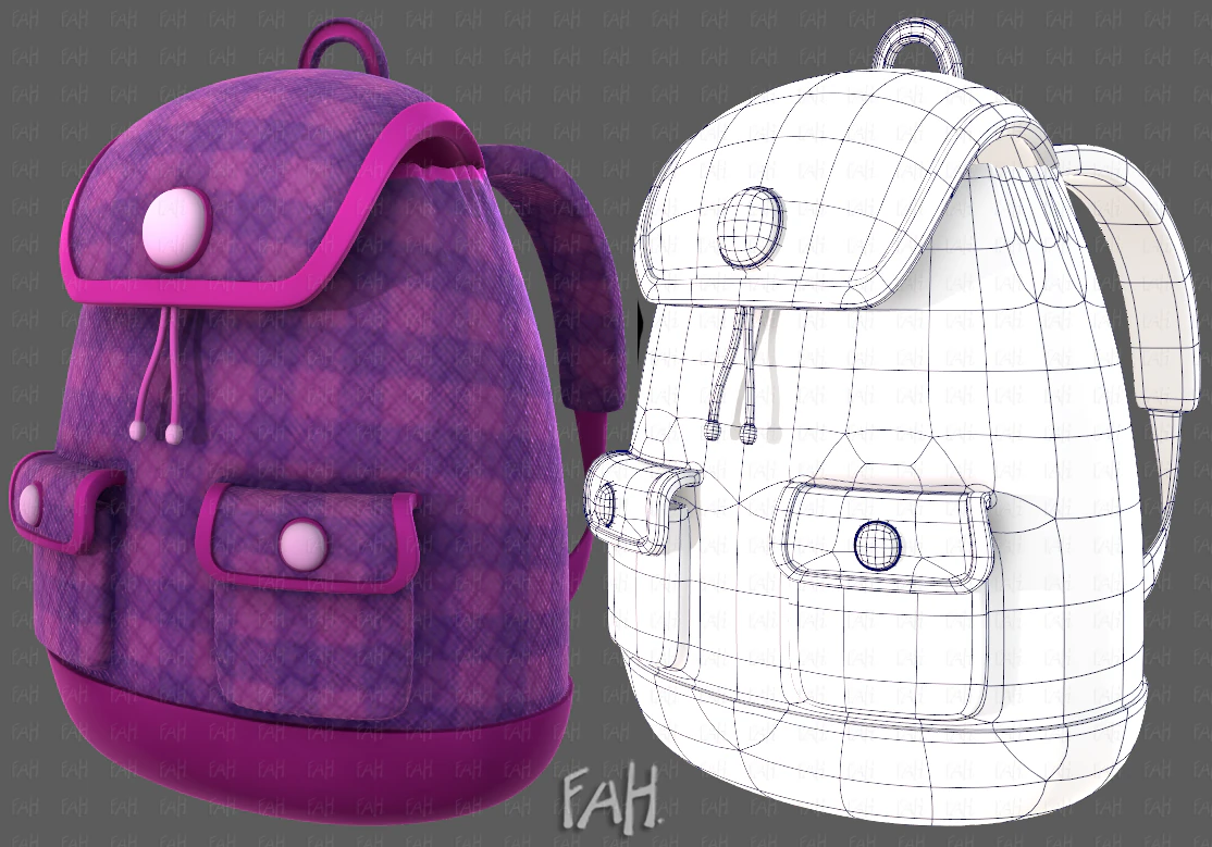 Bolsa V16 Modelo 3D .c4d .max .obj .3ds .fbx .stl .blend 