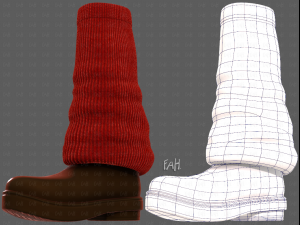 Shoes cartoonV56 Modello 3D