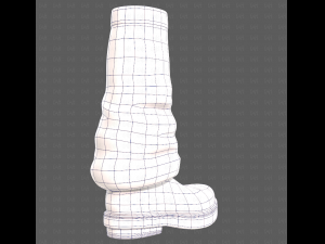 Shoes cartoonV56 3D-Modell