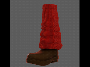 Shoes cartoonV56 3D-Modell
