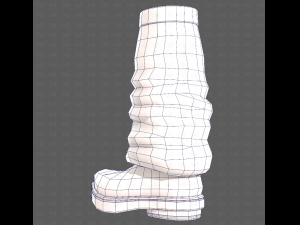 Shoes cartoonV56 3D-Modell