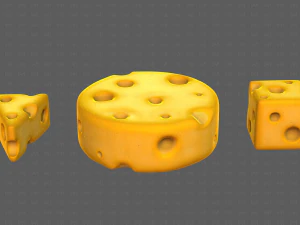 Cheese V01 3D Model