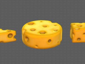 Cheese V01 Modèle 3D
