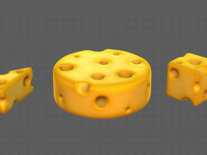 Cheese V01 Modèle 3D