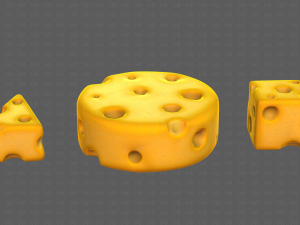 Cheese V01 Modèle 3D