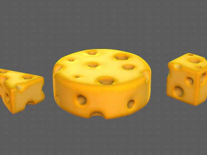 Cheese V01 3D Model