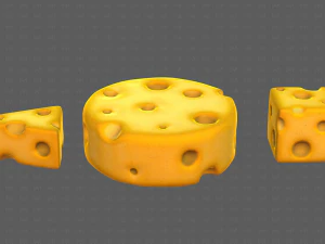 Cheese V01 3D Model