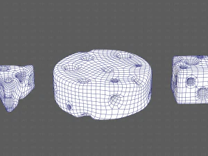Cheese V01 3D Model