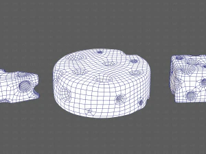 Cheese V01 3D Model