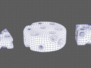 Cheese V01 3D Model