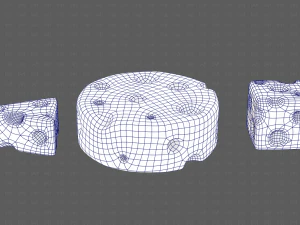 Cheese V01 3D Model
