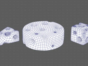 Cheese V01 3D Model