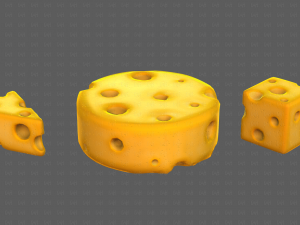Cheese V01 Modèle 3D