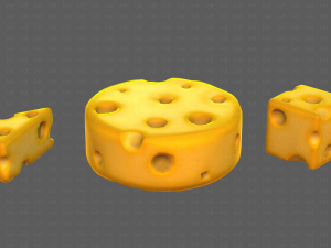 Cheese V01 Modèle 3D