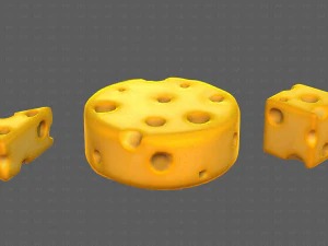 Cheese V01 3D Model