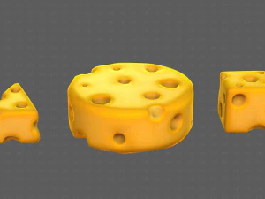 Cheese V01 3D Model