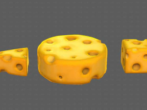 Cheese V01 3D Model