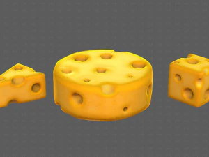 Cheese V01 3D Model
