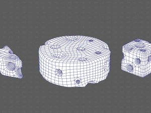Cheese V01 3D Model
